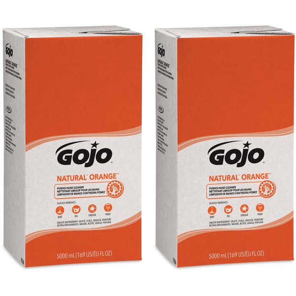 Gojo 1.3 gal (5 L) Natural Orange Pumice Hand Cleaner 2 PK GOJ755602CT